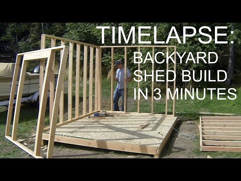 Complete Backyard Shed Build In 3 Minutes - iCreatables Shed Plans Complete Backyard Shed Build In 3 Minutes - iCreatables Shed Plans
