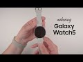 Samsung Galaxy Watch 5 Unboxing (44mm Silver)