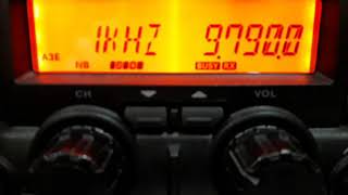 Radio France International 9790 kHz QRM