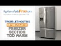 Freezer Section Too Warm - Top 6 Reasons & Fixes - Kenmore, Whirlpool, Frigidaire, GE & more