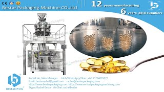 Fish oil doypack packaging machine 100g pack in zipper bag