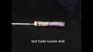 test fusée luciole ardi