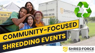 Shred Force Shredding Events: Community-Based Secure Document Destruction in South Florida
