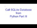 Connect Python to SQLite Databases Part 3 | Learn Python From Scratch 10 | Kovolff