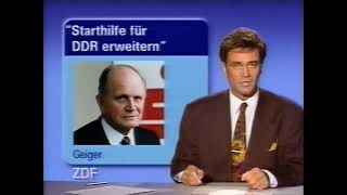 ZDF Heute (Fragment) (21.07.1990)