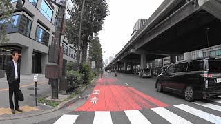 【自転車車載】上野駅交差点付近～国道4号昭和通り～台東四丁目～台東三丁目～台東一丁目～秋葉原駅前～千代田区神田平河町付近(2019/10/21)