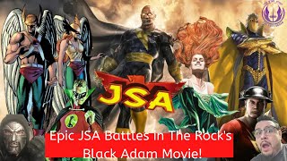 EPIC! JSA battles The Rock in DC's upcoming Black Adam Movie!