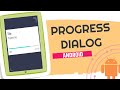 ProgressBar with Progress Dialog | Java| Android Tutorial - Quick + Easy