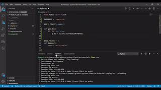 Part 2: Python Flask app with SQLite database