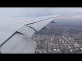 swiss boeing 777 300er impressive approach and landing at los angeles airport lax