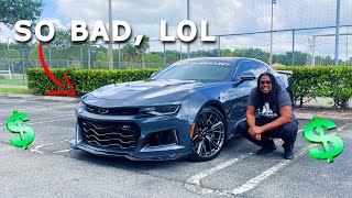 My INSANELY HIGH Monthly Gas Cost in My Camaro ZL1!