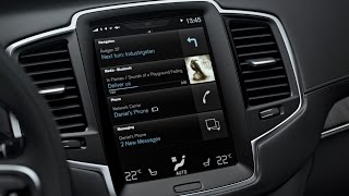 2016 Volvo XC90 Sensus Touchscreen Infotainment Review