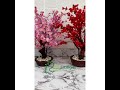 RICKARTIFICIAL - Pohon Bonsai Sakura Artificial + Vas Semen