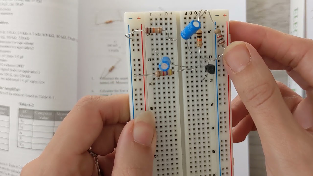 The Common-Emitter Amplifier Circuit (Experiment 6 - Part1) - YouTube