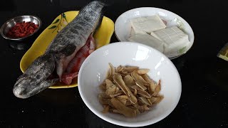 黑鱼加2块豆腐，这做法太好吃了，汤浓肉香营养味美，一点腥味也没有