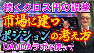 続くクロス円の調整  市場に建つポジションの考え方  OANDAラボを使って