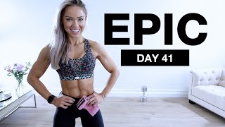 Day 41 of EPIC | Hamstring and Glute Isolation Workout [HIP THRUSTS at Home]