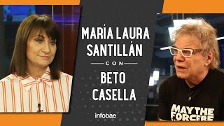 Beto Casella con María Laura Santillán: \