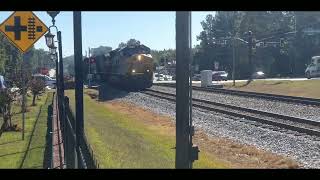 CSX 3463 and 569 leaving a siding