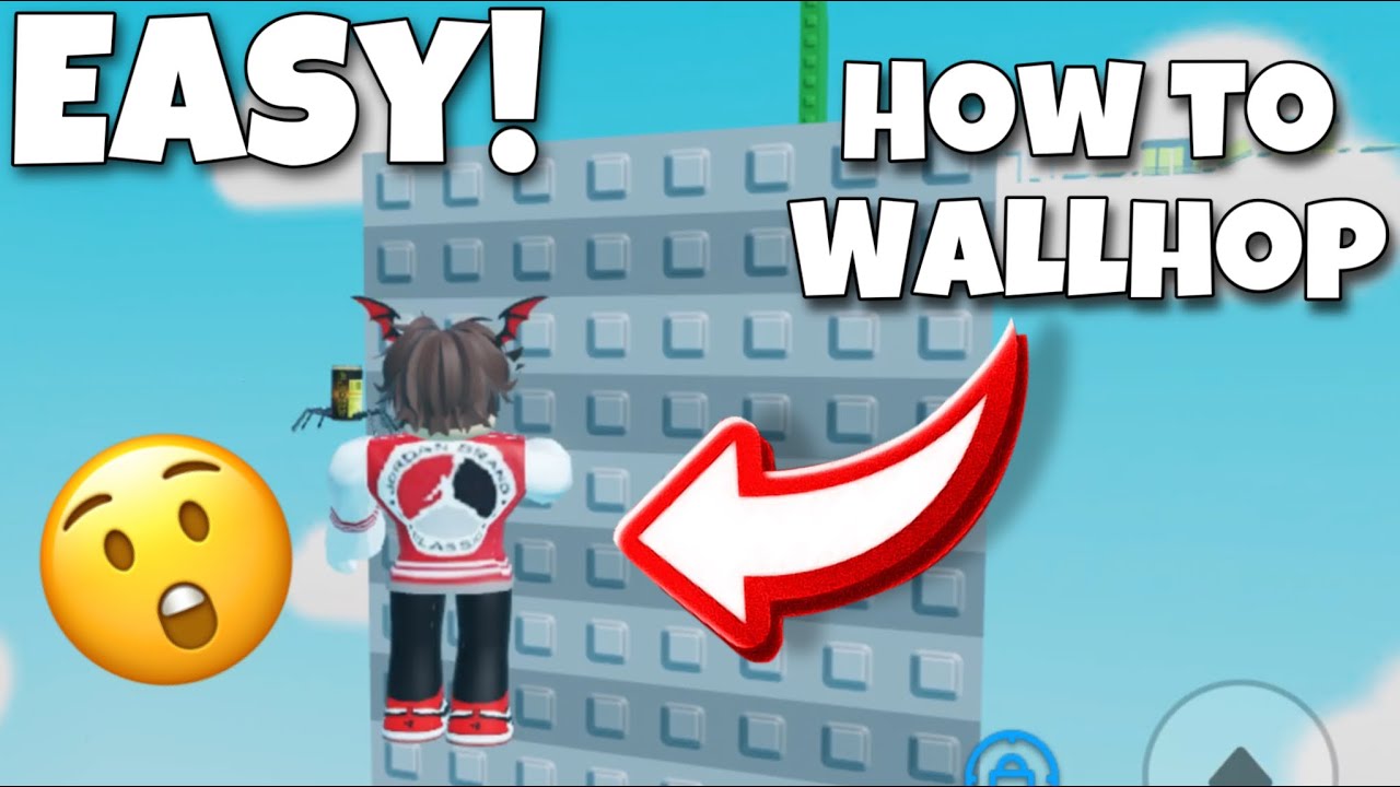 How To Wallhop On Roblox Mobile Computer Youtube