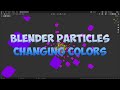 Blender Tutorial - Particles - Changing particle colors