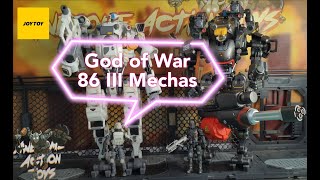 Joytoy Dark Source 1:25 scale God of War Mechas.  Lots of features, very cool, only minor issues.