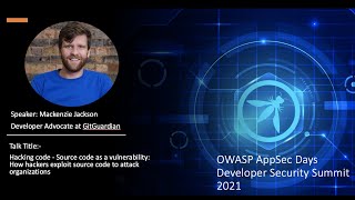 Hacking code - Source code as a vulnerability - Mackenzie Jackson