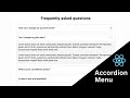 How to Create Simple Accordion using React | HTML, CSS & JavaScript