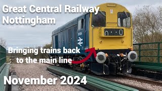 Great Central Railway Nottingham - news update November 2024