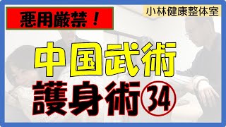 【悪用厳禁】中国武術、護身術㉞反撃！胸を押す相手に肘打ち