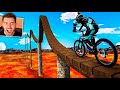 ANDEI DE BICICLETA numa pista de LAVA!! - Descenders