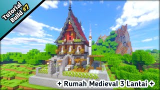 Tutorial Build : Rumah 3 Lantai Medieval dan Kolam Renang