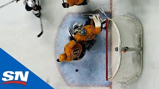 Roman Josi Helps Out Sabres By Scoring Own Goal With Errant Backhander