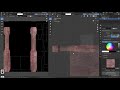 Текстурирование по трехмерной модели в blender