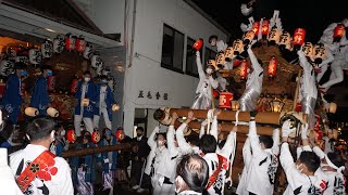 令和4年 上野/五毛 五毛天神～蔵入れ 五毛天神 河内國魂神社春季大祭 だんじり祭