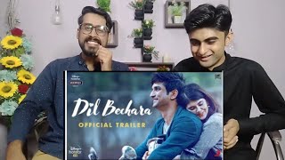 Pakistani Reaction on |  Dil Bechara | Official Trailer | Sushant Singh Rajput | Music | AR Rahman