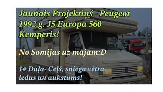 Jaunais Projekts- Peugeot J5 1992.g. Europa 560 Motorhome