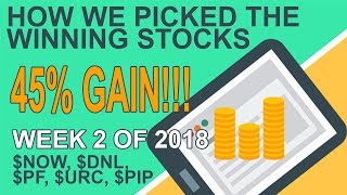 How We Picked The Winning Stocks This Week | Week 2 of 2018