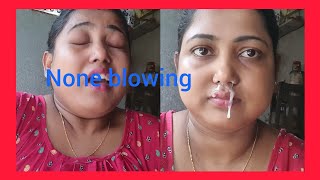 nose sneezing 🤧  and nose blowing challenge l nose washing requested video ll#funnyvideo