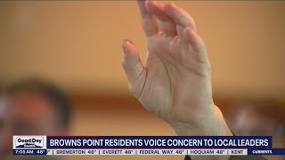 Browns Point residents voice concern to local leaders | FOX 13 Seattle