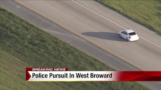4 in custody after pursuit on Alligator Alley
