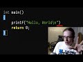 I removed ';' from C