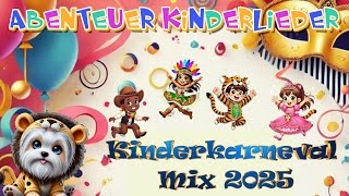 🎉 Kinder Karneval Mega-Mix 2025 – Faschingshits \u0026 Partyspaß für die ganze Familie!