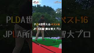 PLDA世界ベスト16 豊永智大プロ 玄界灘のターザン ローメル  ゴルフ GOLF ドラコンのプロ ドラコン ロングドライブ JPLA #Shorts