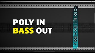 Extract the Bass from a polyphonic signal \ Quick Tip