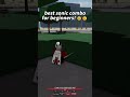 BEST SONIC COMBO FOR BEGINNERS IN TSB 😊😊😊 | #thestongestbattlegrounds #roblox #shorts  #robloxmemes