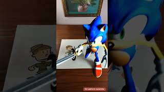 Sonic 3 and max cartoon#shorts #ai #gold #viral #aivideo #aitrends