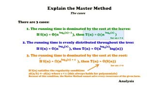 Master Method ( incl. Step-By-Step Guide and Examples ) - Analysis