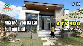A house for those who love peace and quiet | Price only 2.4 billion VND - 280m2, 160m2 of residen...