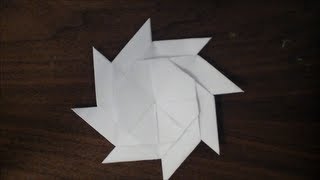 How To Make A Transforming 8 Pointed Ninja Star Origami